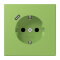 Jung SCHUKO Steckdose 16 A 250 V ~, mit USB-Ladegerät 1 x Typ C, SAFETY+, Serie LS, vert 31 LC1520-18C220