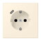 Jung SCHUKO Steckdose 16 A 250 V ~, mit USB-Ladegerät 1 x Typ C, SAFETY+, Serie LS, blanc ivoire LC1520-18C245