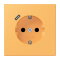 Jung SCHUKO Steckdose 16 A 250 V ~, mit USB-Ladegerät 1 x Typ C, SAFETY+, Serie LS, ocre jaune clair LC1520-18C254