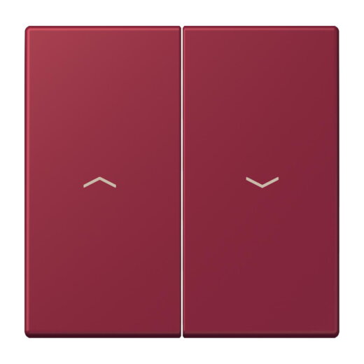 Jung Wippe 2fach, mit Pfeilsymbolen, Serie LS, le rubis LC995P255