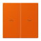 Jung Wippe 2fach, mit Pfeilsymbolen, Serie LS, orange vif LC995P260