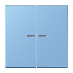 Jung HOME Taster 2fach, Serie LS, bleu...