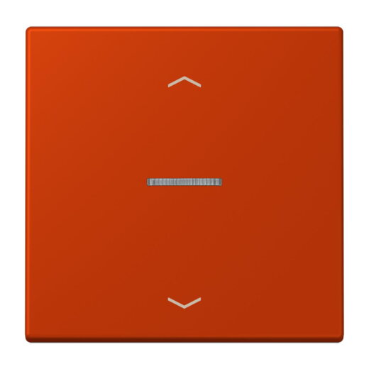 Jung HOME Taster 1fach, mit Pfeilsymbolen, Serie LS, rouge vermillon 59 BTLC17101P244