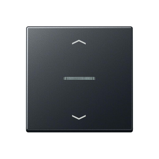 Jung HOME Taster 1fach, mit Pfeilsymbolen, Thermoplast lackiert, Serie A, anthrazit matt BTA17101BFPANM
