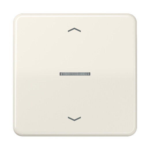 Jung HOME Taster 1fach, mit Pfeilsymbolen, Duroplast, Serie CD, weiß BTCD17101P