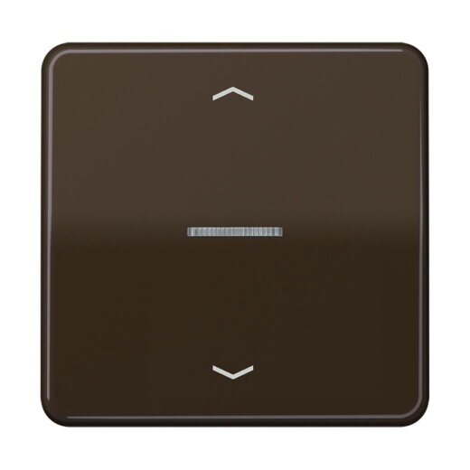 Jung HOME Taster 1fach, mit Pfeilsymbolen, Duroplast, Serie CD, braun BTCD17101PBR