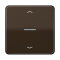 Jung HOME Taster 1fach, mit Pfeilsymbolen, Duroplast, Serie CD, braun BTCD17101PBR