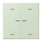 Jung HOME Taster 2fach, mit Pfeilsymbolen, Serie LS, vert anglâis pale BTLC17102P218