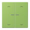 Jung HOME Taster 2fach, mit Pfeilsymbolen, Serie LS, vert 31 BTLC17102P220