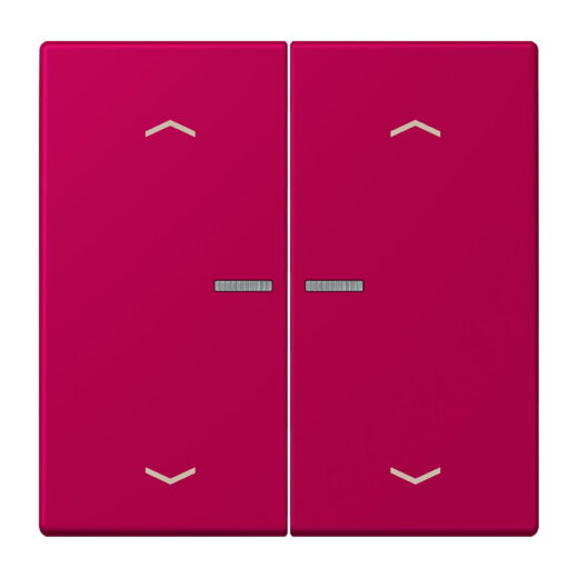 Jung HOME Taster 2fach, mit Pfeilsymbolen, Serie LS, rouge rubia BTLC17102P230