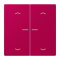 Jung HOME Taster 2fach, mit Pfeilsymbolen, Serie LS, rouge rubia BTLC17102P230