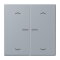 Jung HOME Taster 2fach, mit Pfeilsymbolen, Serie LS, gris clair 59 BTLC17102P257