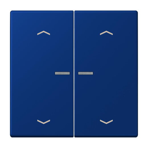 Jung HOME Taster 2fach, mit Pfeilsymbolen, Serie LS, bleu outremer foncé BTLC17102P261