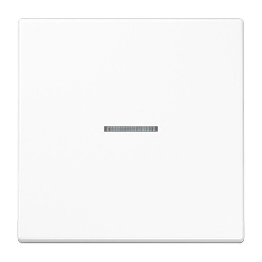 Jung Wippe mit Lichtleiter für Taster 1fach, Duroplast antimikrobiell, Serie LS, alpinweiß SPLS101KO5WW