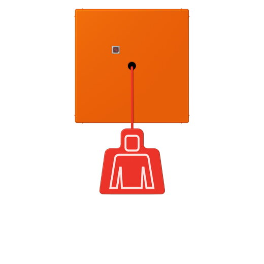 Jung Notrufsystem Zugtaster, Serie LS, orange NRSLC0834ZT224