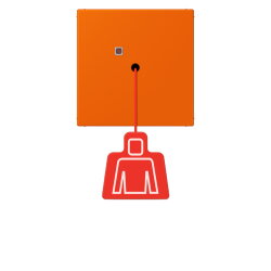 Jung Notrufsystem Zugtaster, Serie LS, orange NRSLC0834ZT224