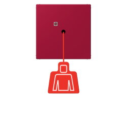 Jung Notrufsystem Zugtaster, Serie LS, rouge carmin...