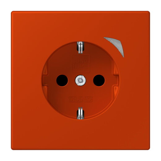 Jung HOME SCHUKO® Steckdose, 16 A 250 V ~, Energy, Schraubklemmen, mit Funktionsanzeige, SAFETY+, Thermoplast BTLC1521SE244