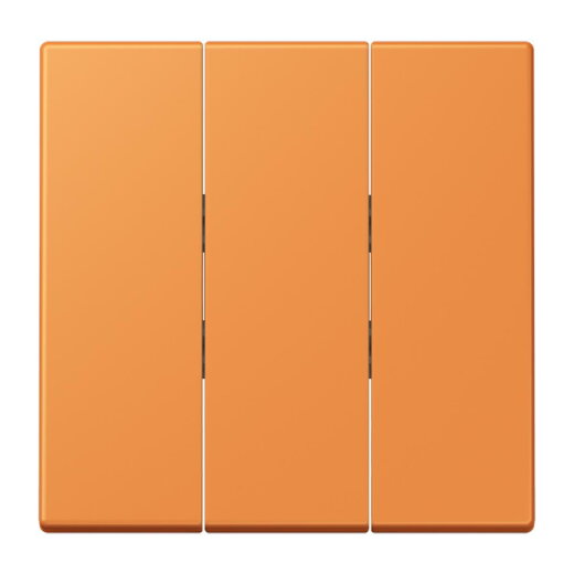 Jung Wippe 3fach, Thermoplast lackiert, Serie LS, orange clair LC993BF225