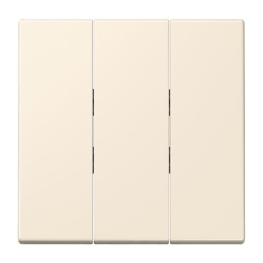 Jung Wippe 3fach, Thermoplast lackiert, Serie LS, blanc ivoire LC993BF245