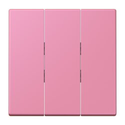 Jung Wippe 3fach, Thermoplast lackiert, Serie LS, rose...