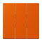 Jung Wippe 3fach, Thermoplast lackiert, Serie LS, orange vif LC993BF260