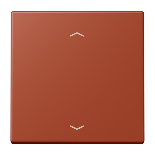 Jung Wippe 1fach, mit Pfeilsymbolen, Serie LS, locre rouge LC990P232