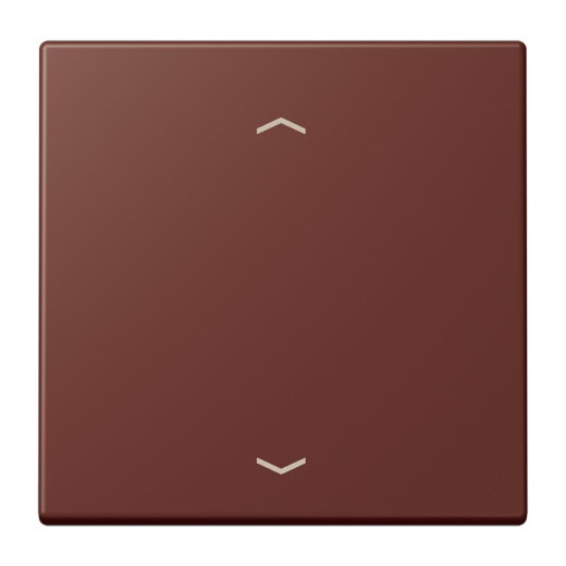 Jung Wippe 1fach, mit Pfeilsymbolen, Serie LS, terre sienne br?lée 31 LC990P235