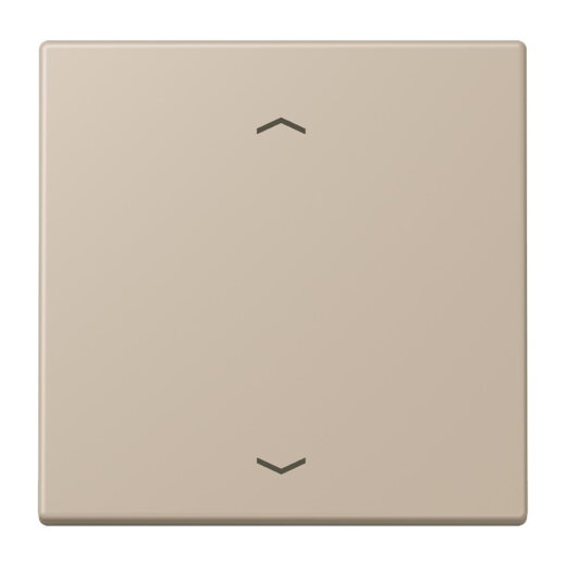 Jung Wippe 1fach, mit Pfeilsymbolen, Serie LS, ombre naturelle claire LC990P243