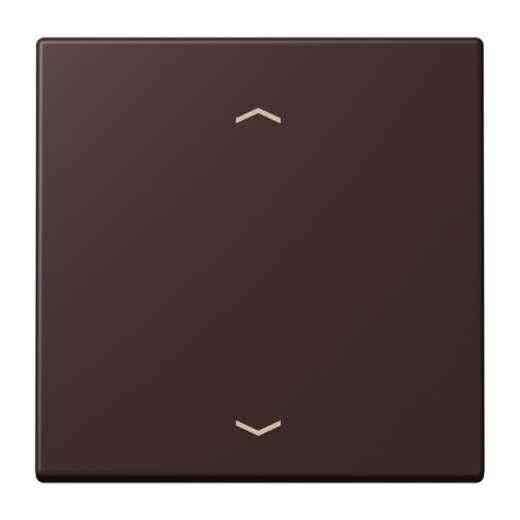 Jung Wippe 1fach, mit Pfeilsymbolen, Serie LS, terre d?ombre br?lée 59 LC990P252