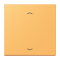 Jung Wippe 1fach, mit Pfeilsymbolen, Serie LS, ocre jaune clair LC990P254