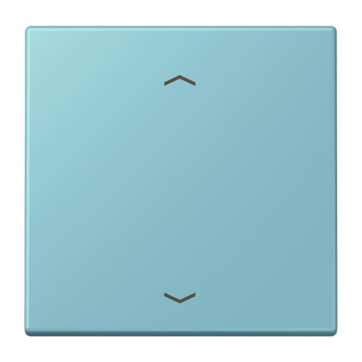 Jung LB-Management Taster 1fach, mit Pfeilsymbolen, Duroplast lackiert, Serie LS, céruléen moyen LC1700P213