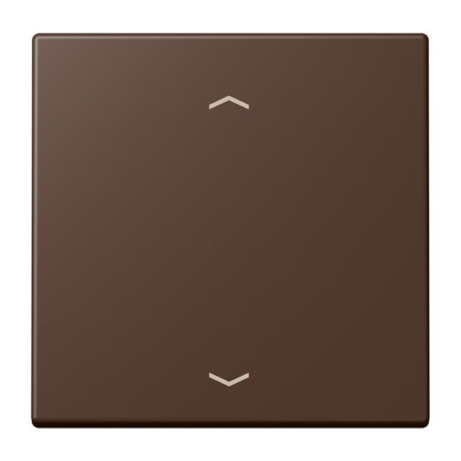 Jung LB-Management Taster 1fach, mit Pfeilsymbolen, Duroplast lackiert, Serie LS, terre dombre br?lée 31 LC1700P239