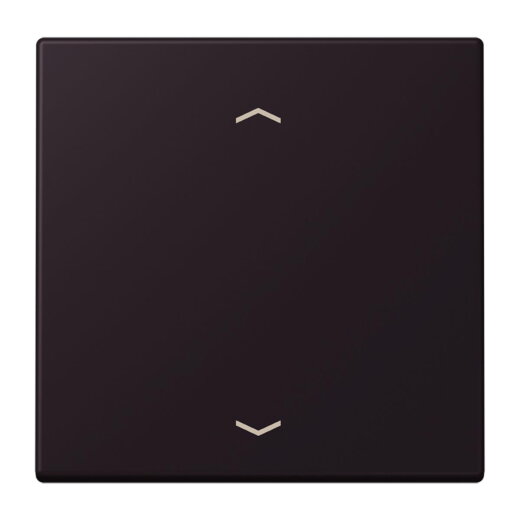 Jung LB-Management Taster 1fach, mit Pfeilsymbolen, Duroplast lackiert, Serie LS, noir divoire LC1700P248