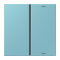 Jung Taste 1fach, mit Pfeilsymbolen, F40, Serie LS, céruléen moyen LC401TSAP213