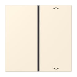 Jung Taste 1fach, mit Pfeilsymbolen, F40, Serie LS, blanc...