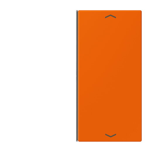 Jung Taste 2fach, mit Pfeilsymbolen, F40, Serie LS, orange LC402TSAP224