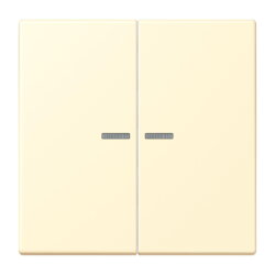 Jung Wippe 2fach mit Lichtleiter, Serie LS, blanc...