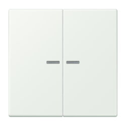 Jung Wippe 2fach mit Lichtleiter, Serie LS, outremer gris...