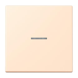 Jung Wippe 1fach mit Lichtleiter, Serie LS, terre sienne...