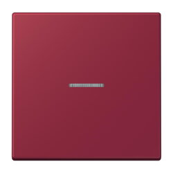 Jung Wippe 1fach mit Lichtleiter, Serie LS, le rubis...