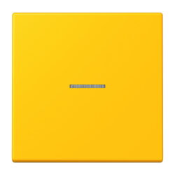 Jung Wippe 1fach mit Lichtleiter, Serie LS, le jaune vif...