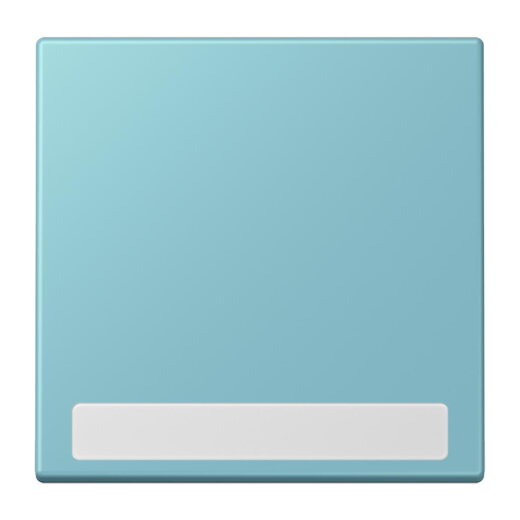 Jung Wippe 1fach, mit Schriftfeld, Serie LS, céruléen moyen LC990NA213