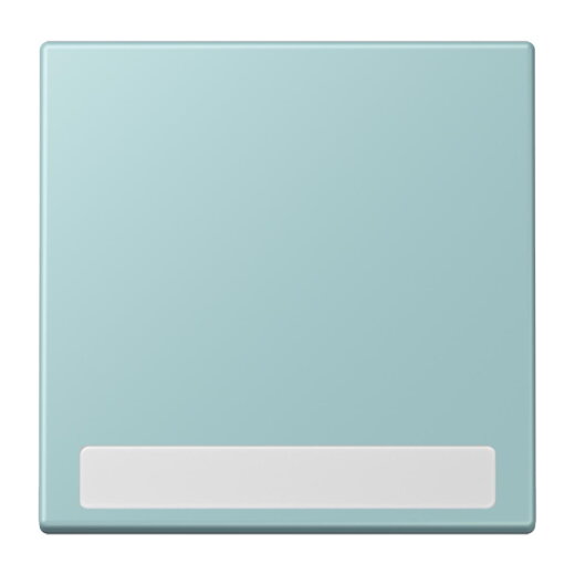 Jung Wippe 1fach, mit Schriftfeld, Serie LS, céruléen clair LC990NA214