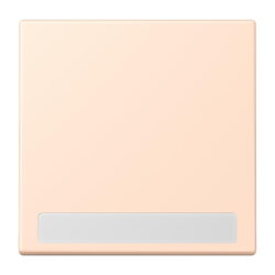 Jung Wippe 1fach, mit Schriftfeld, Serie LS, rose...