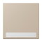 Jung Wippe 1fach, mit Schriftfeld, Serie LS, ombre naturelle claire LC990NA243