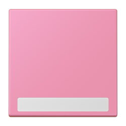 Jung Wippe 1fach, mit Schriftfeld, Serie LS, rose vif...