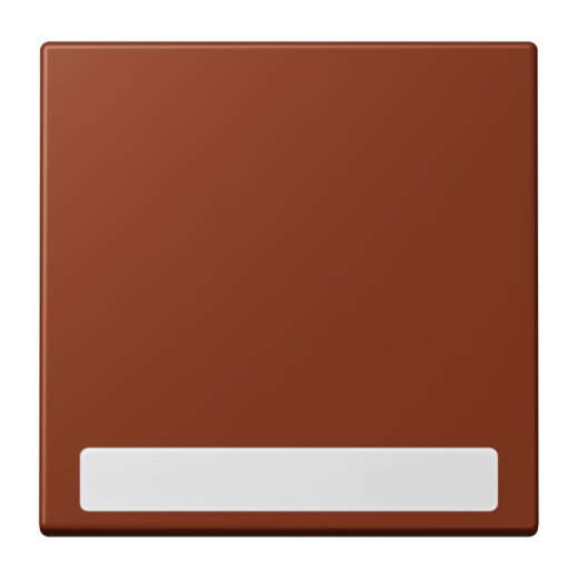 Jung Wippe 1fach, mit Schriftfeld, Serie LS, terre sienne br?lée 59 LC990NA247