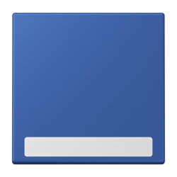 Jung Wippe 1fach, mit Schriftfeld, Serie LS, bleu...