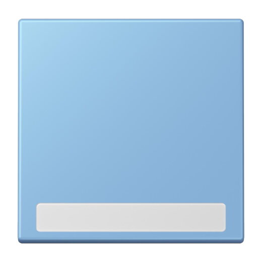 Jung Wippe 1fach, mit Schriftfeld, Serie LS, bleu céruléen 59 LC990NA256